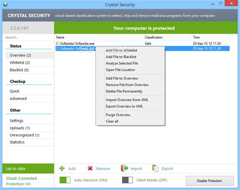 Download Portable Crystal Security 3. 7 for completely.